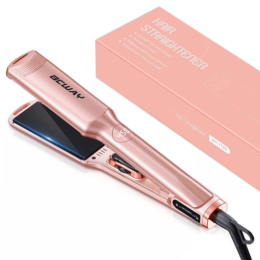 1.5 "wide plate flat iron for hair with adjustable temperature