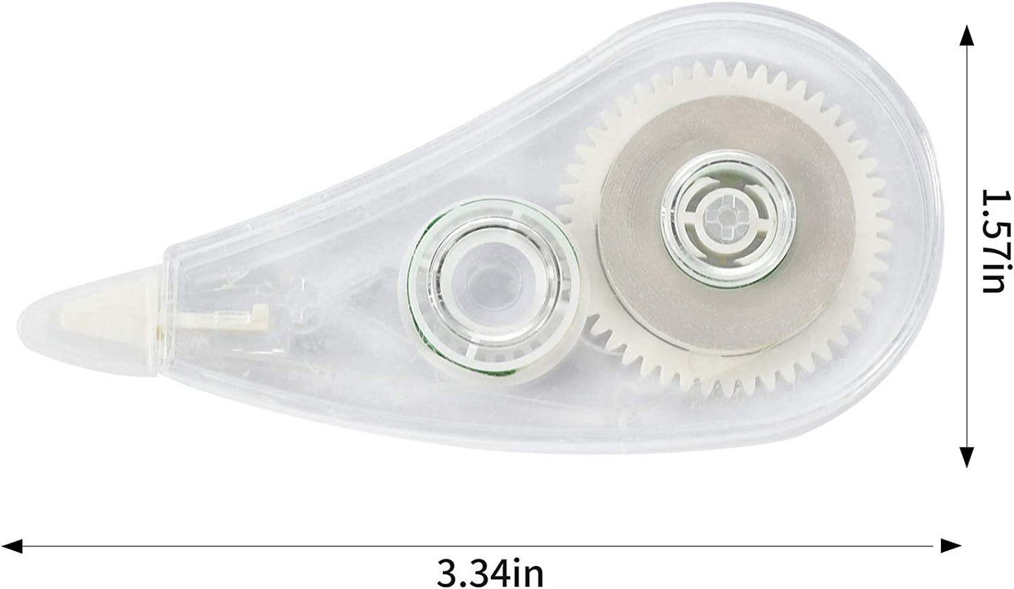 2 pack of correction tapes, (12, 315" x 0.2", white)