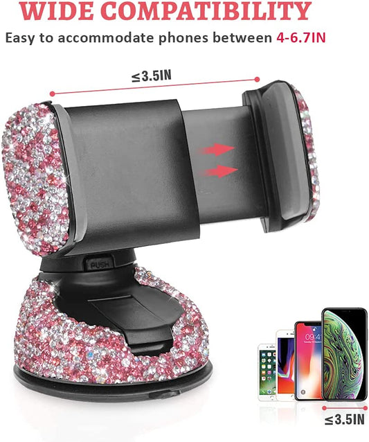 Cell phone holder, universal stand base, B-Pink