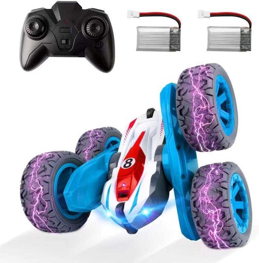 360° remote control car with headlights 2.4Ghz, Blue