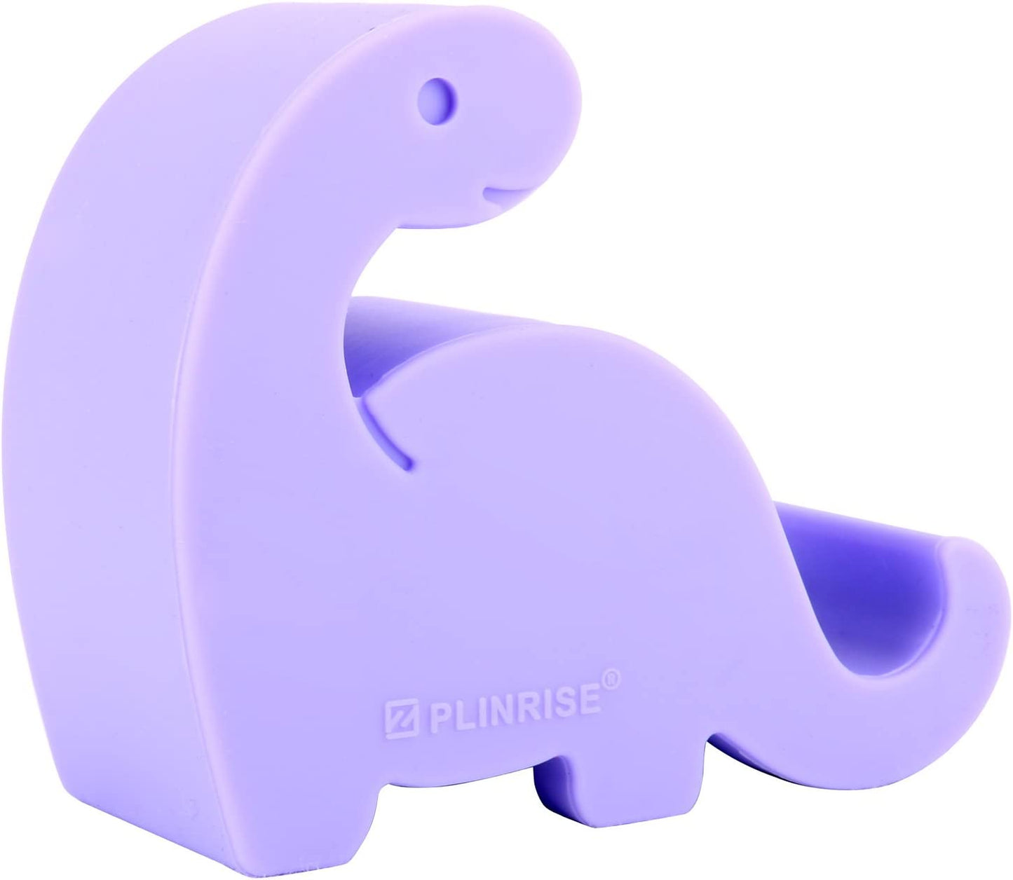 Dinosaur Shaped Silicone Desk Phone Holder, (Purple)