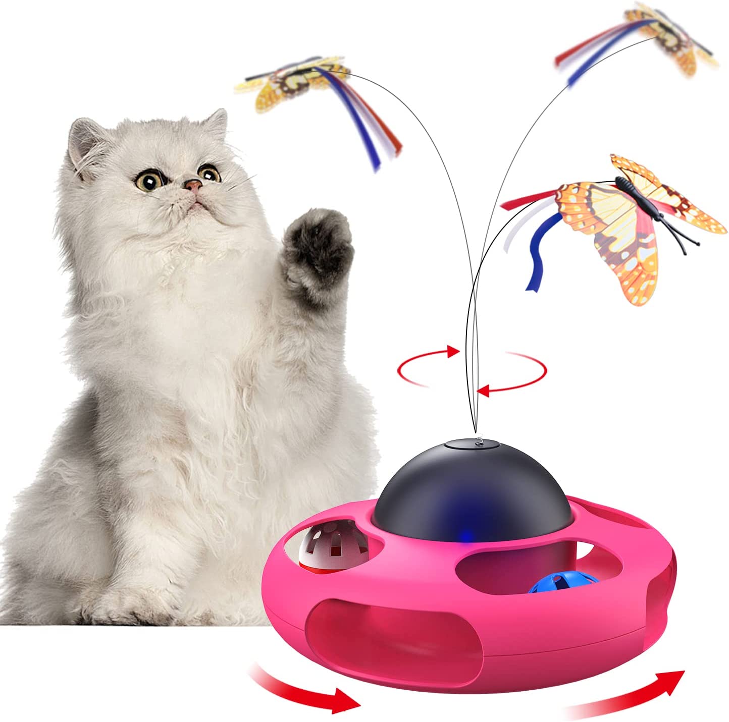 Interactive Electronic Pet Toys, Pink, 3PCS