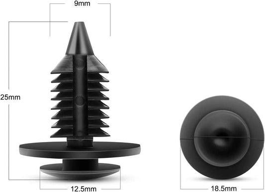 Interior Door Panel Clip, Nylon Automotive Clips