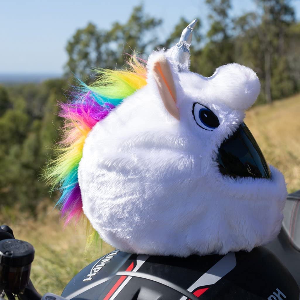 Motorcycle Helmet Cover, (Unicorn)