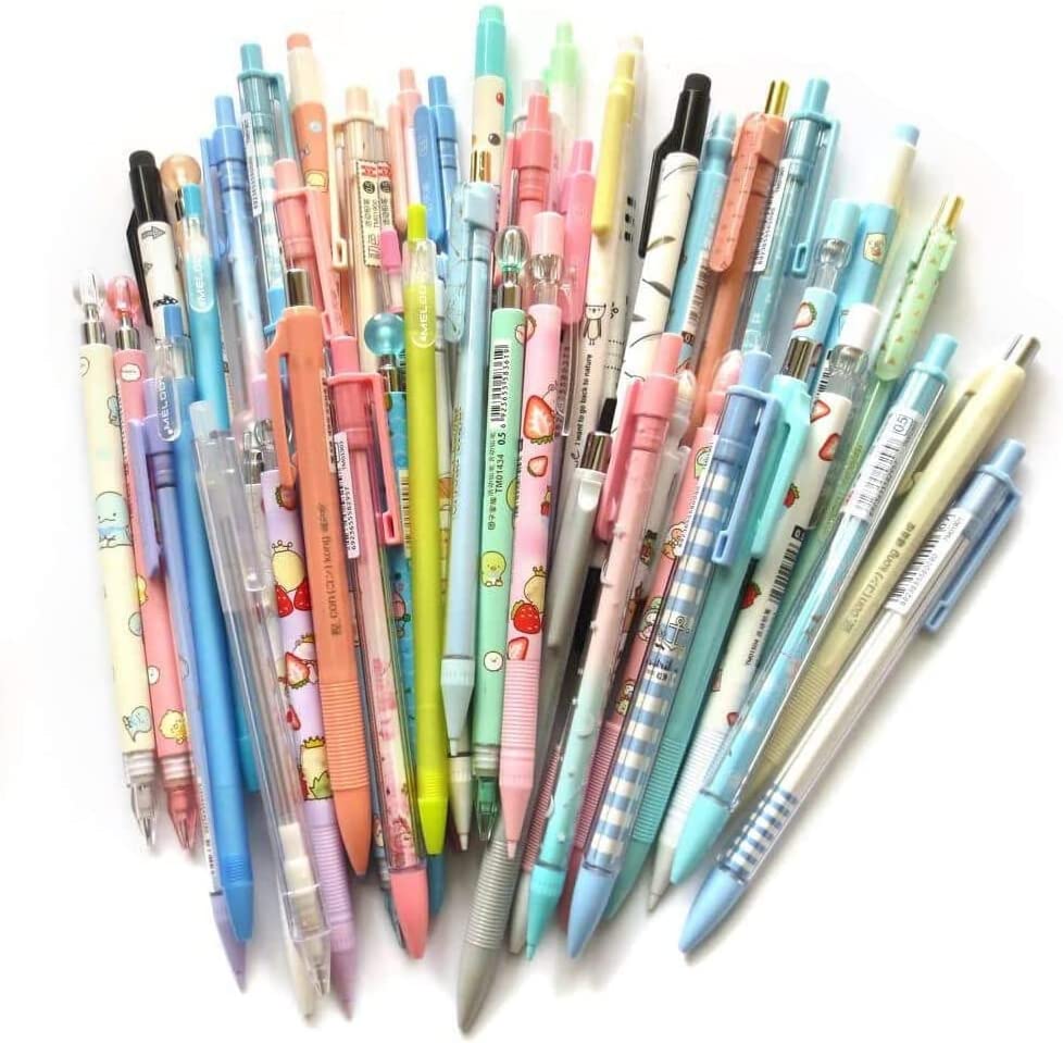 Mechanical pencils, Color 16pcs / 0.5mm 0.7mm mixed