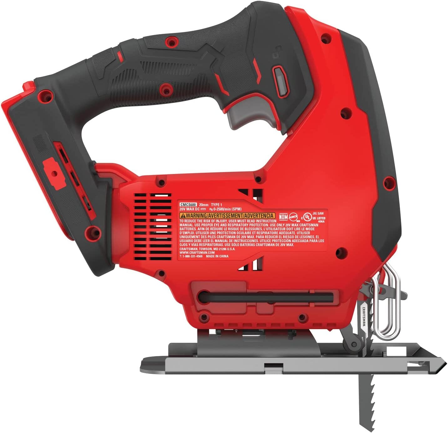 Cordless Jig Saw V20*, Tool Only