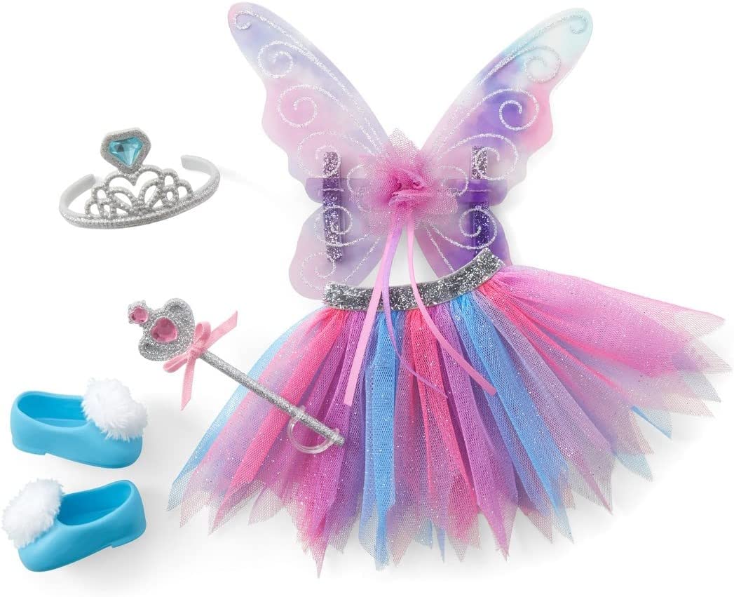 Doll Butterfly Wings and Skirt Accessory Set