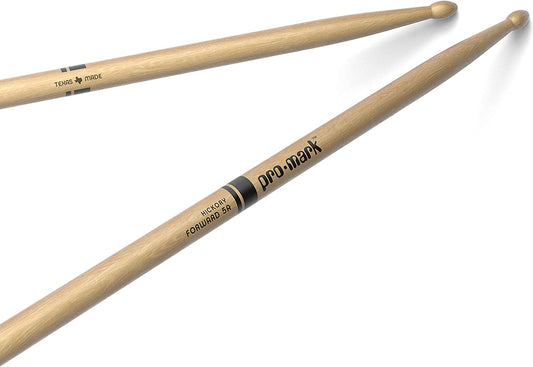 1 pair of oval wood tip drumsticks, (classic 5A hickory)