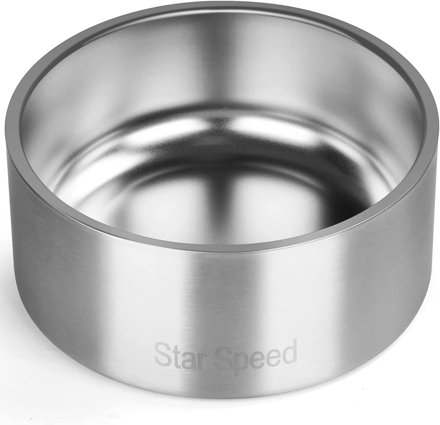 Stainless Steel Pet Bowl, Color: stainless, 64oz