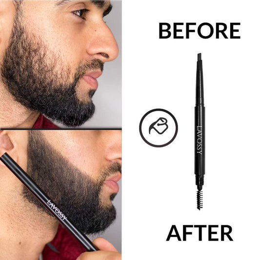 Beard Pencil Refill, Color:Black, 5.71 x 0.94 x 0.47 inches