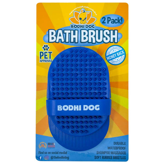 Soothing massage gum for pet wash, blue, 1pc