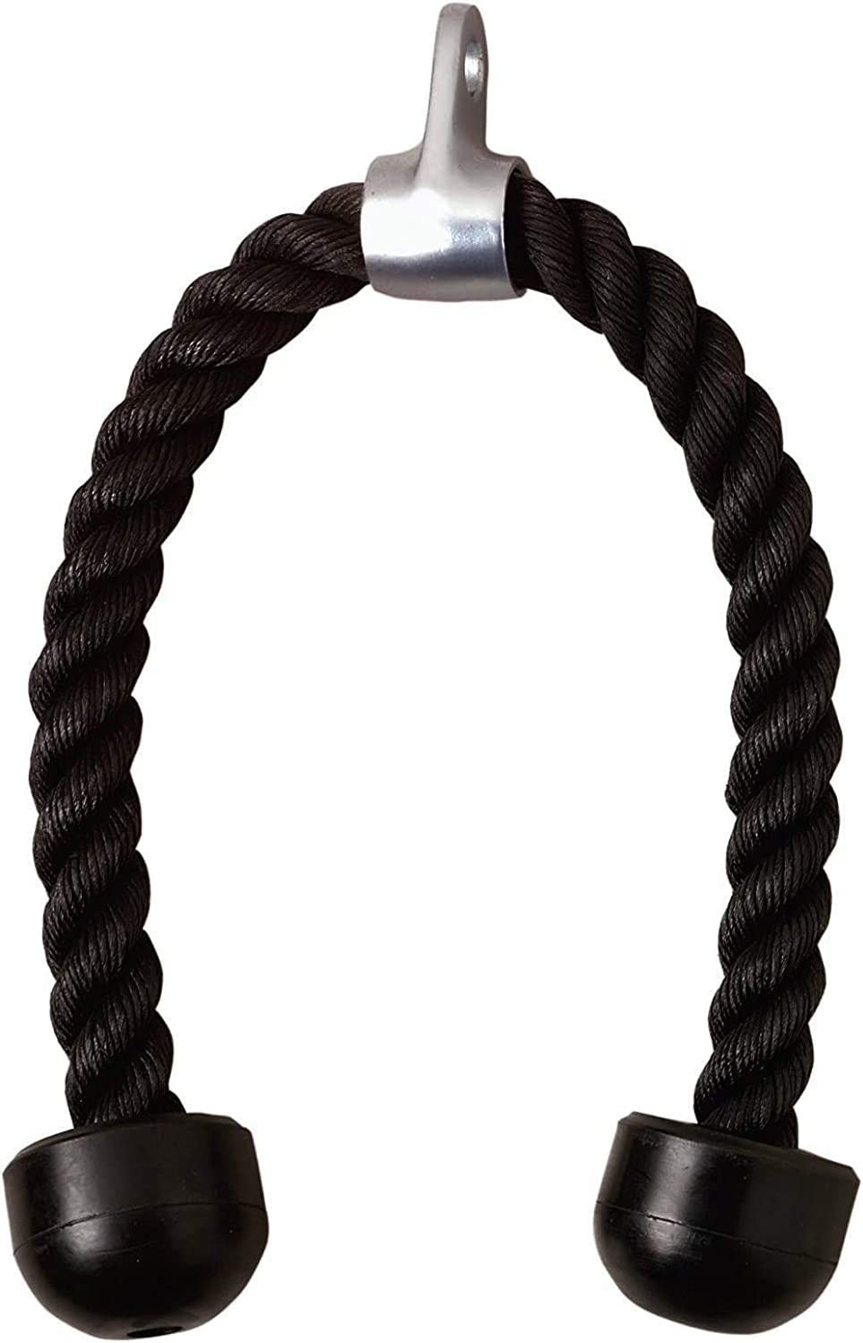 28" professional heavy-duty nylon rope, color: black