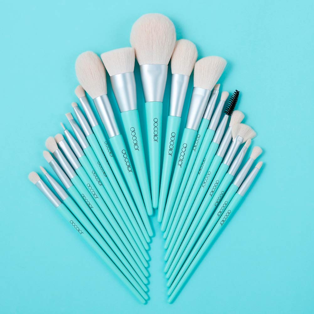 22 Piece Professional Makeup Brush Set, Natural Synthetic Hair