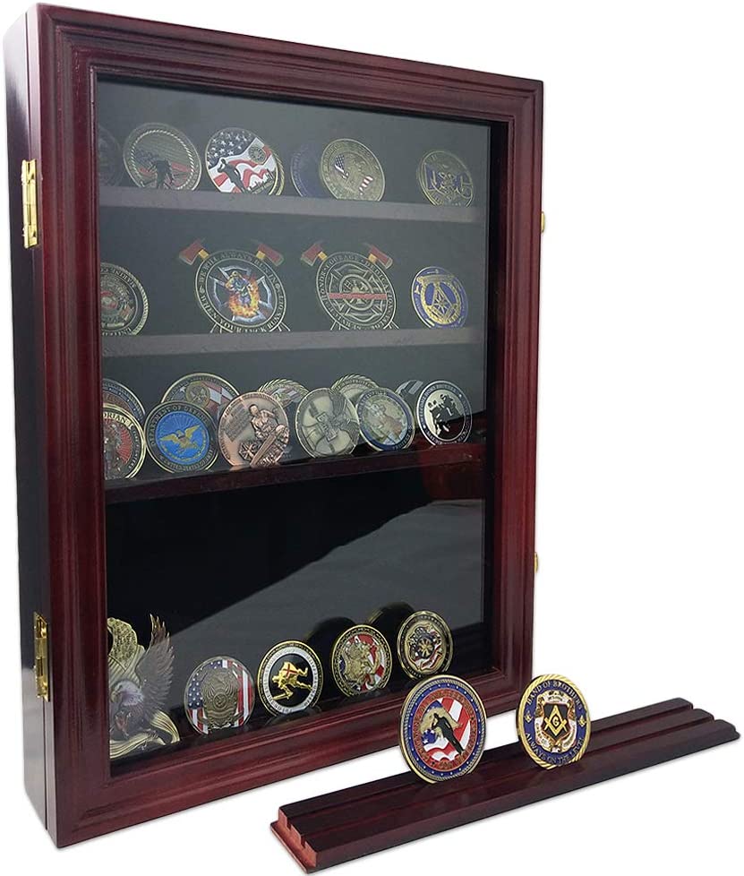 Collectible Coin Display Case with holds 50 to 60 Coins