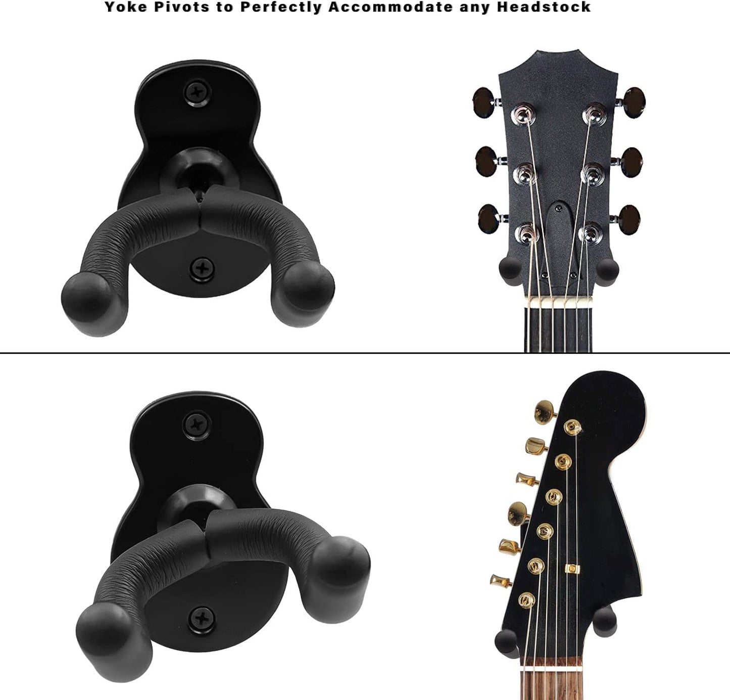 Guitar wall mount hook metal hook, color: black