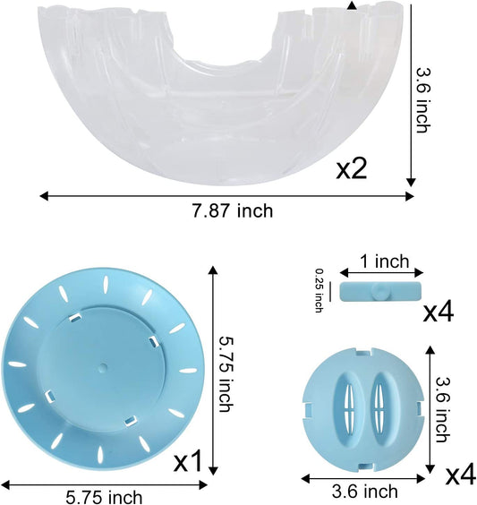 Pet wheel (small rodents) for running, (blue 20 cm)