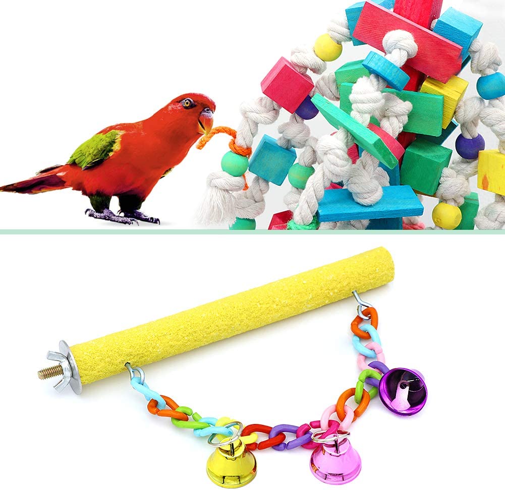 Large Bird Swing Toys - 3 Pieces