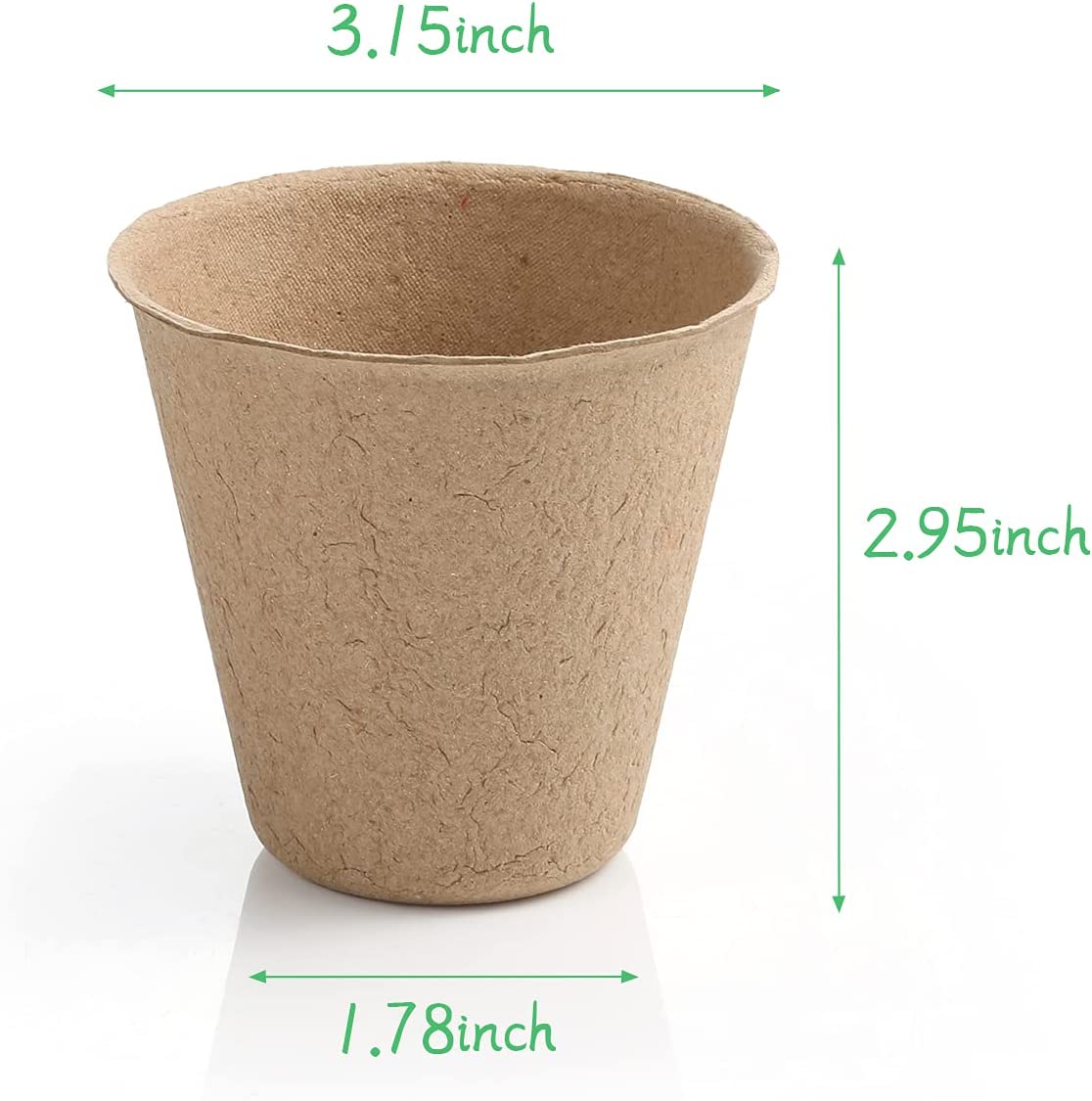 Set of 15 Paper Pots with 105 Adhesive Foam Stickers