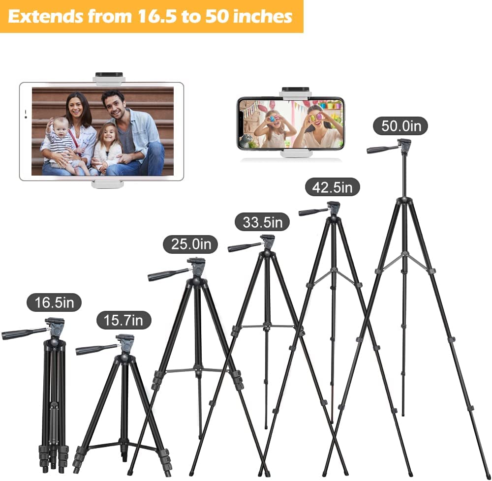 Adjustable extendable tripod mount