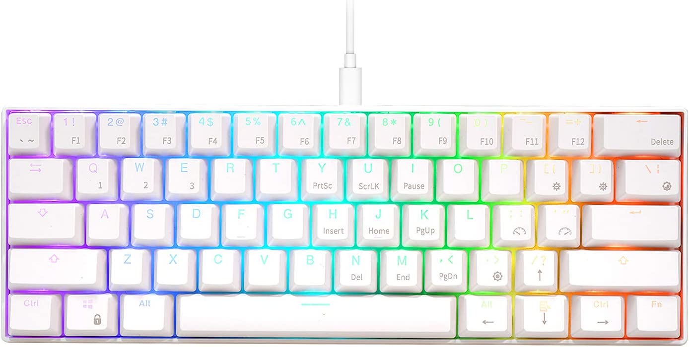 Mini 60% mechanical wired gaming keyboard