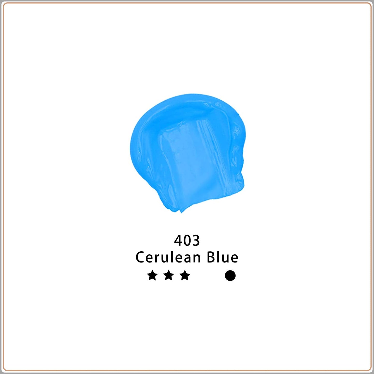 4.05oz Acrylic Paint, 1pc - Color: Cerulean Blue