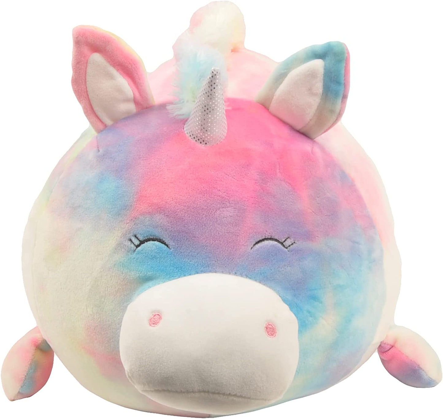 15" Smoochy Pals Brown Unicorn, Ultrasoft Stuffed Animal Plush