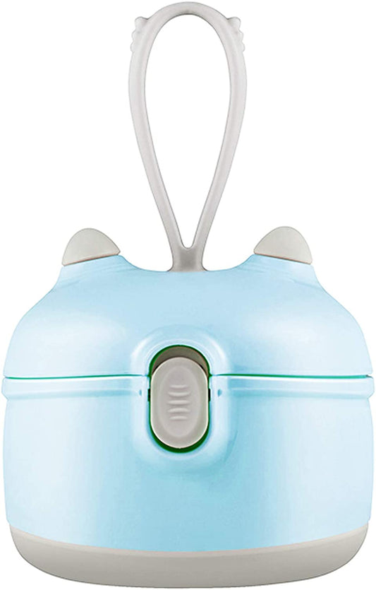 Portable Baby Milk Powder Dispenser (Blue) Small