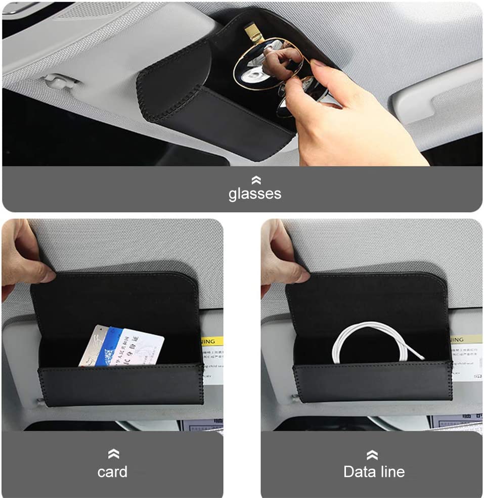 Universal Car Sunglasses Holder (Color: Black)