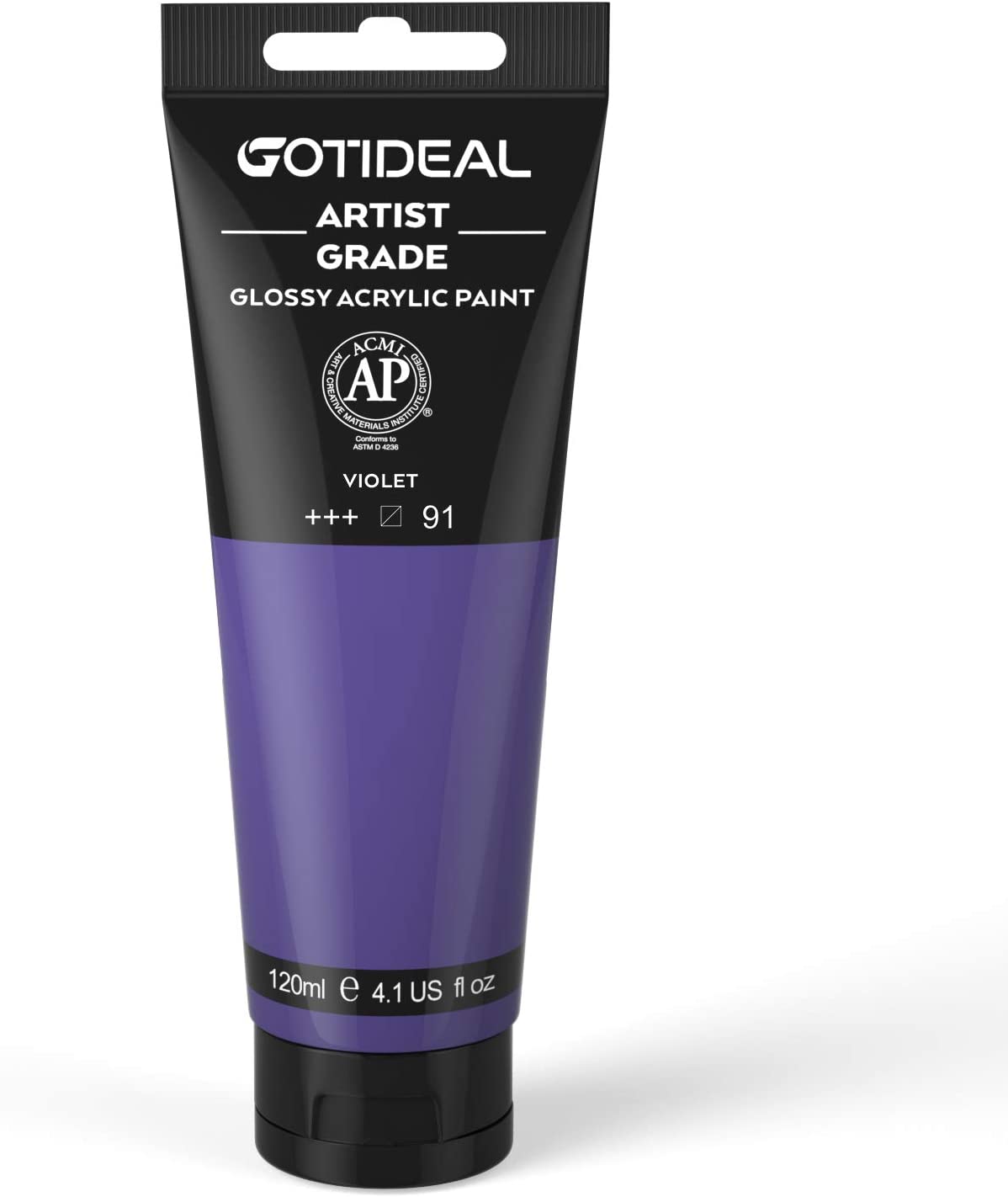 120ml Metallic Style Regular Paint, Colour: Violet