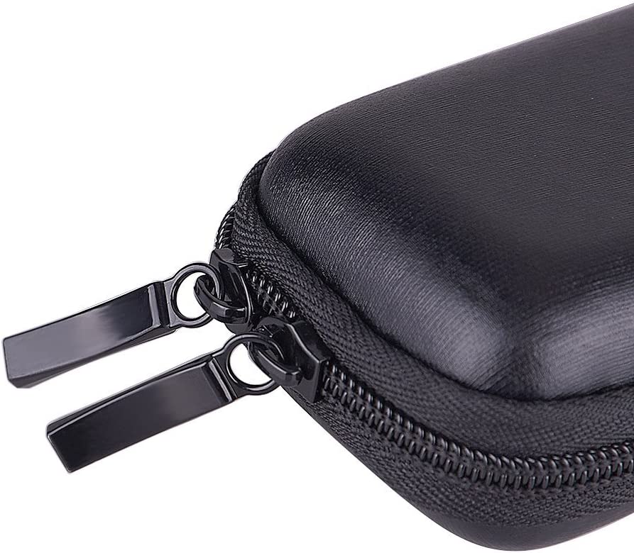 Hard Pencil Case, 7.87 x 2.36 x 1.38 inc, Color: Black