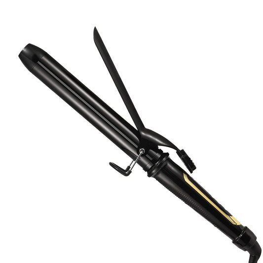 1.25 Inch Hair Curler with Ceramic Barrel, Black