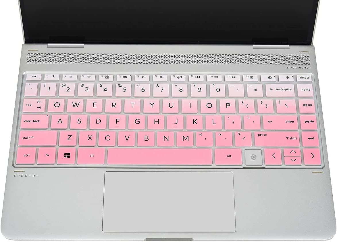 2-in-1 Silicone Keyboard Cover (Ombre Pink)