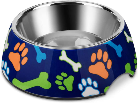 Stainless Steel Pet Bowl, 24 Fl Oz