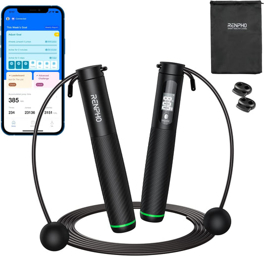 Wireless Jump Rope, 01-Black, 3 M