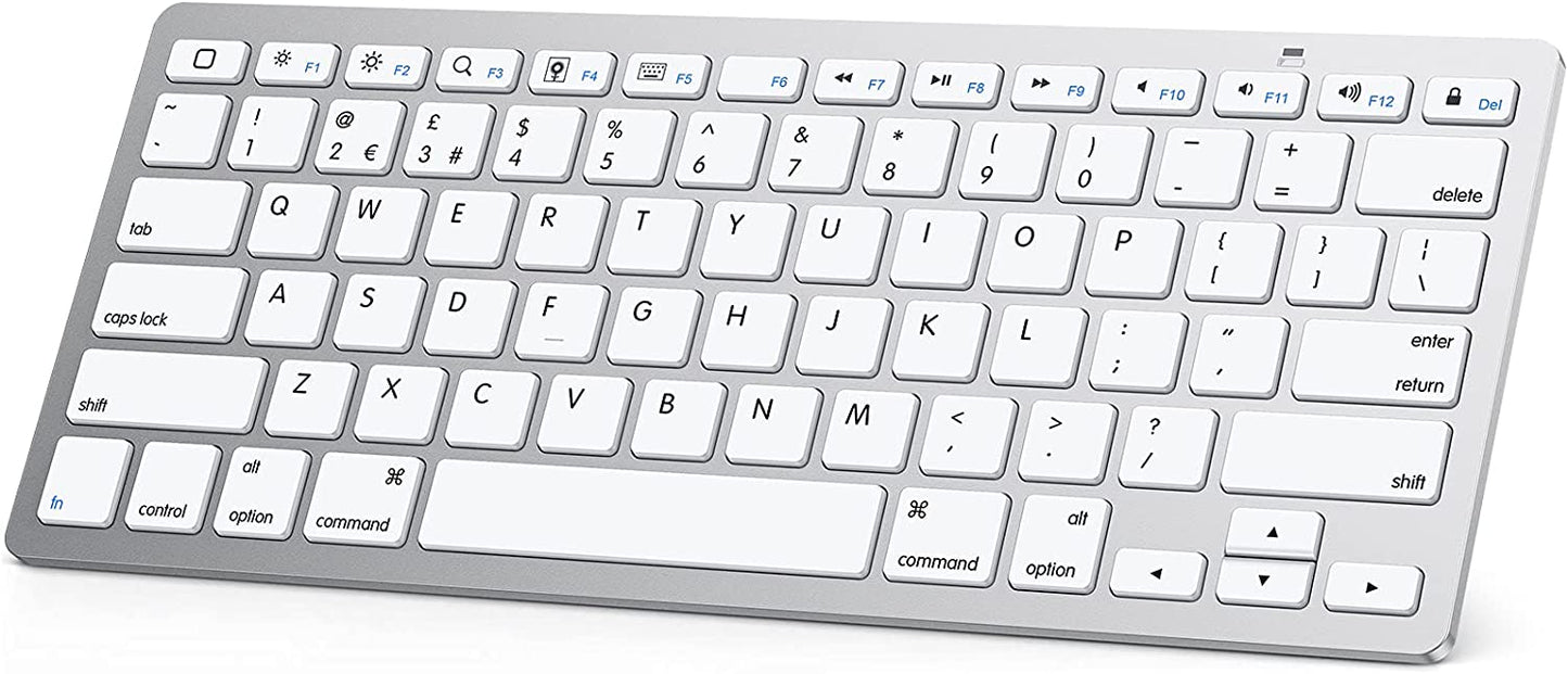 wireless keyboard (universal and portable), Silver