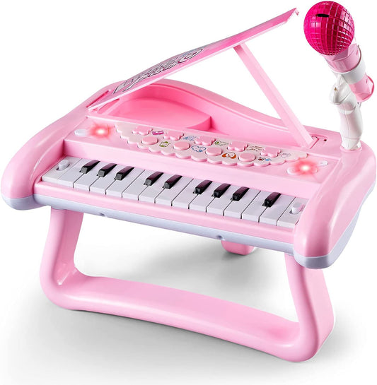 pink piano toy for toddlers musical keyboard instrument