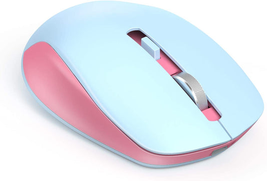 2.4G wireless mouse ,3 levels, pink and blue