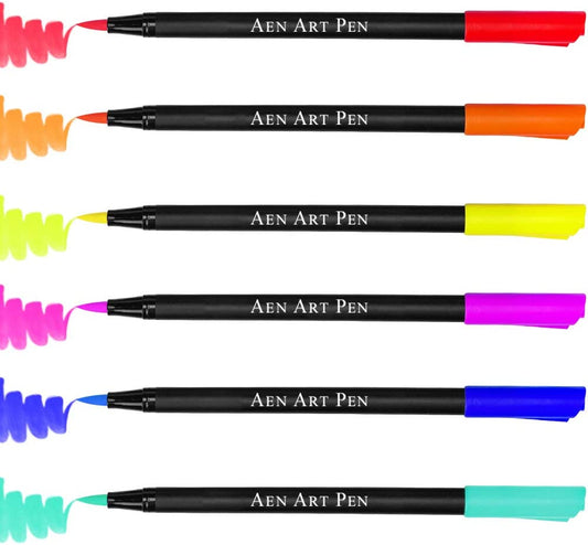 Double ended markers, 18 brushes