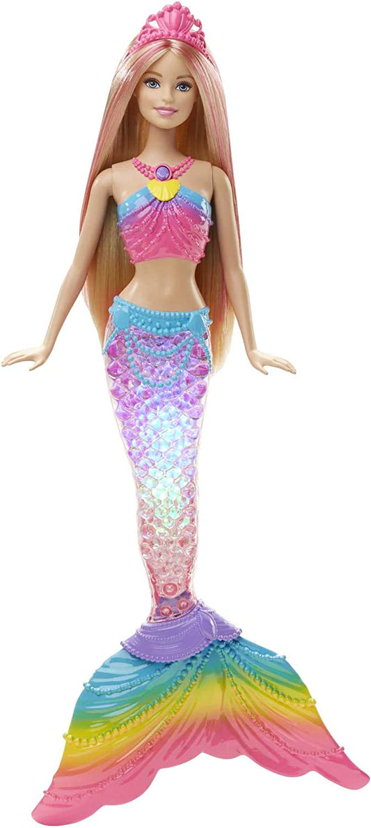 Mermaid doll with light-up tail!