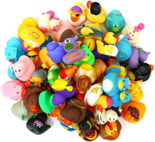 pack of 25 Assorted Bath Rubber Ducks