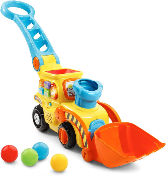 Ball Push Excavator Toy, (Yellow)