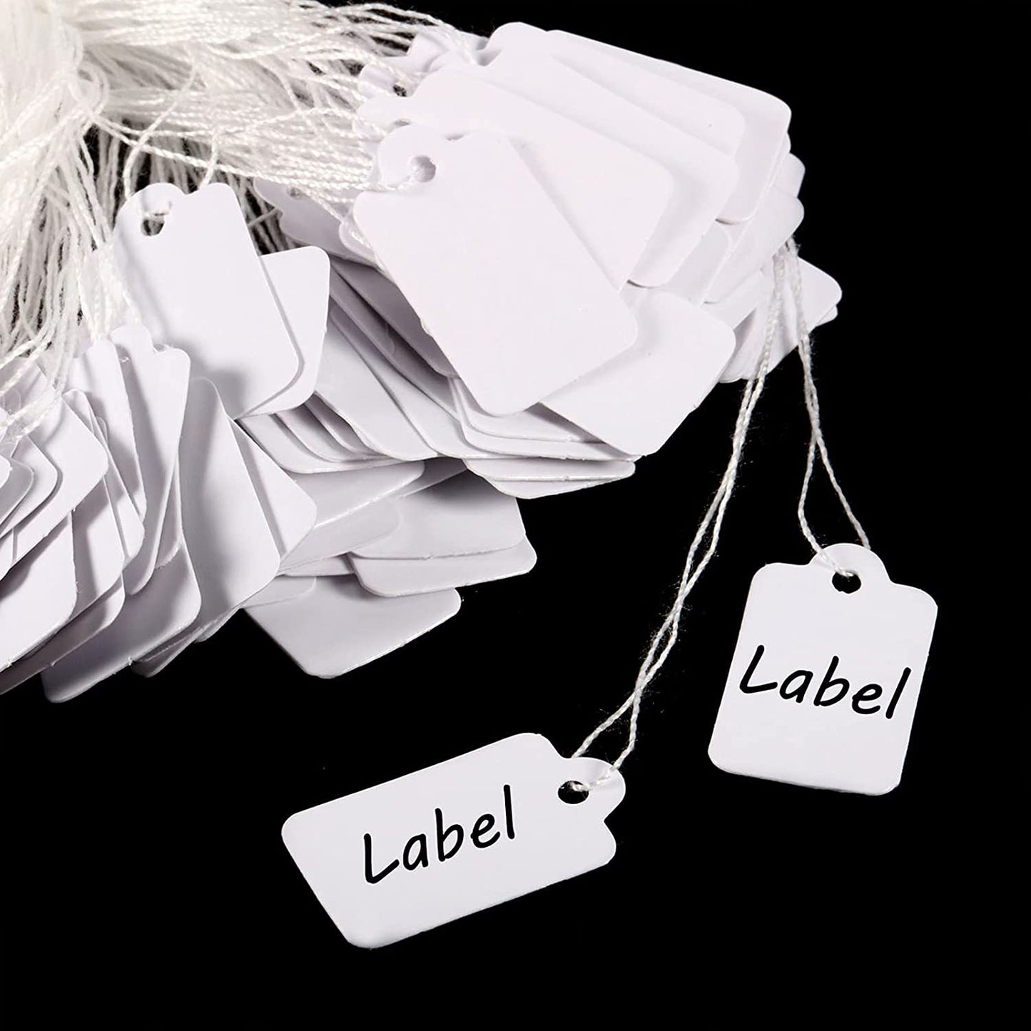 500 Cord Marking Labels, 23 x 13 mm, (White)