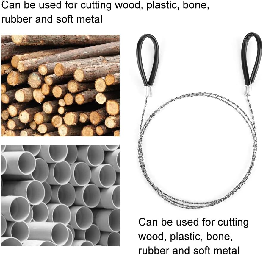 Emergency saw wire, to cut various materials