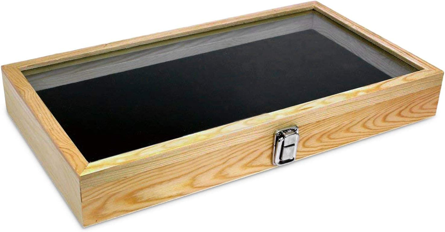 "medals" Display Case Storage Box , natural