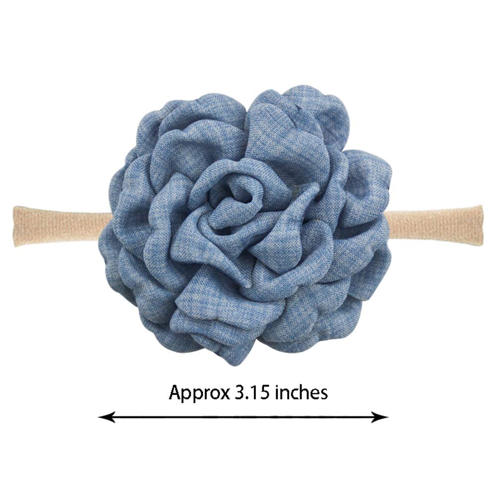 10pcs Flower Bow Headbands for Baby