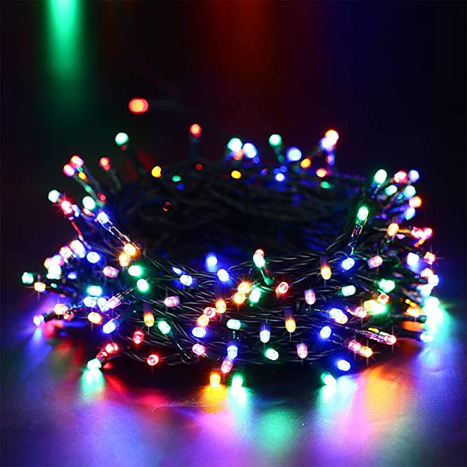 Battery Operated Christmas Lights, 200 LED Lights