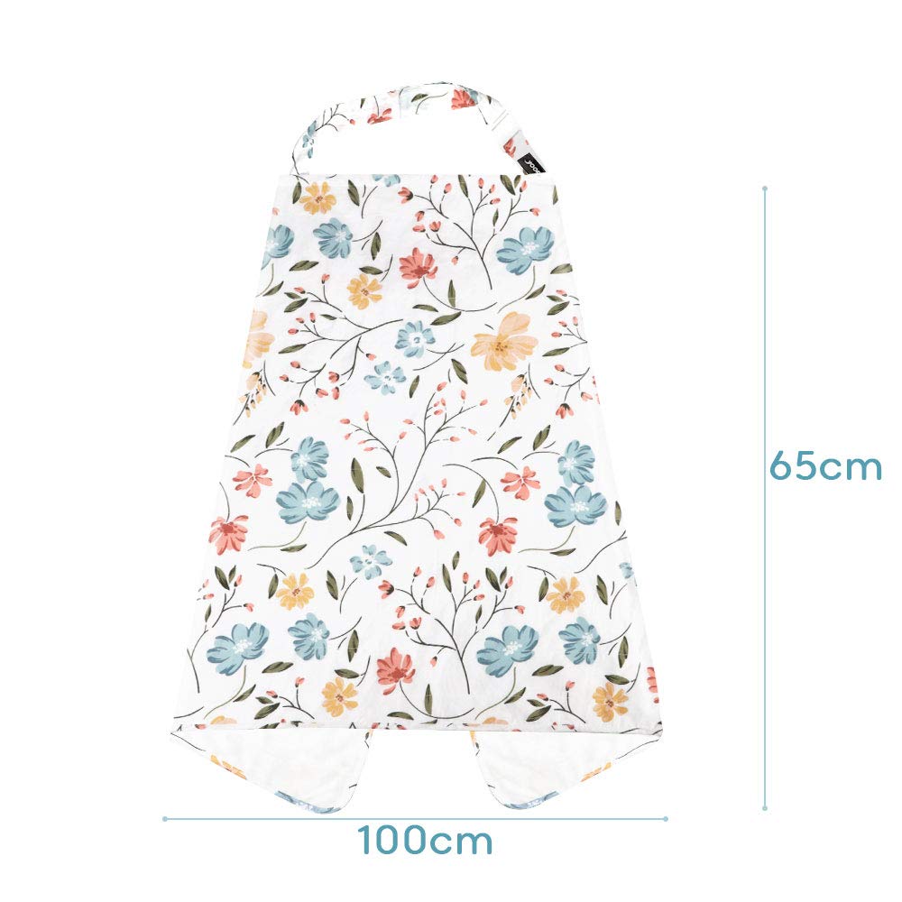 Soft Nursing Cover for Babies (Flowers)