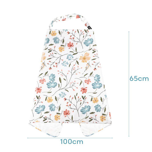 Soft Nursing Cover for Babies (Flowers)