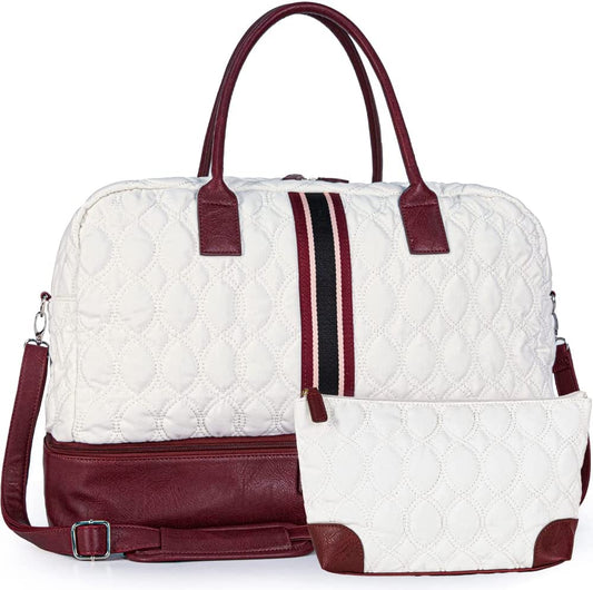 Duffel bag for travel, (color: white)