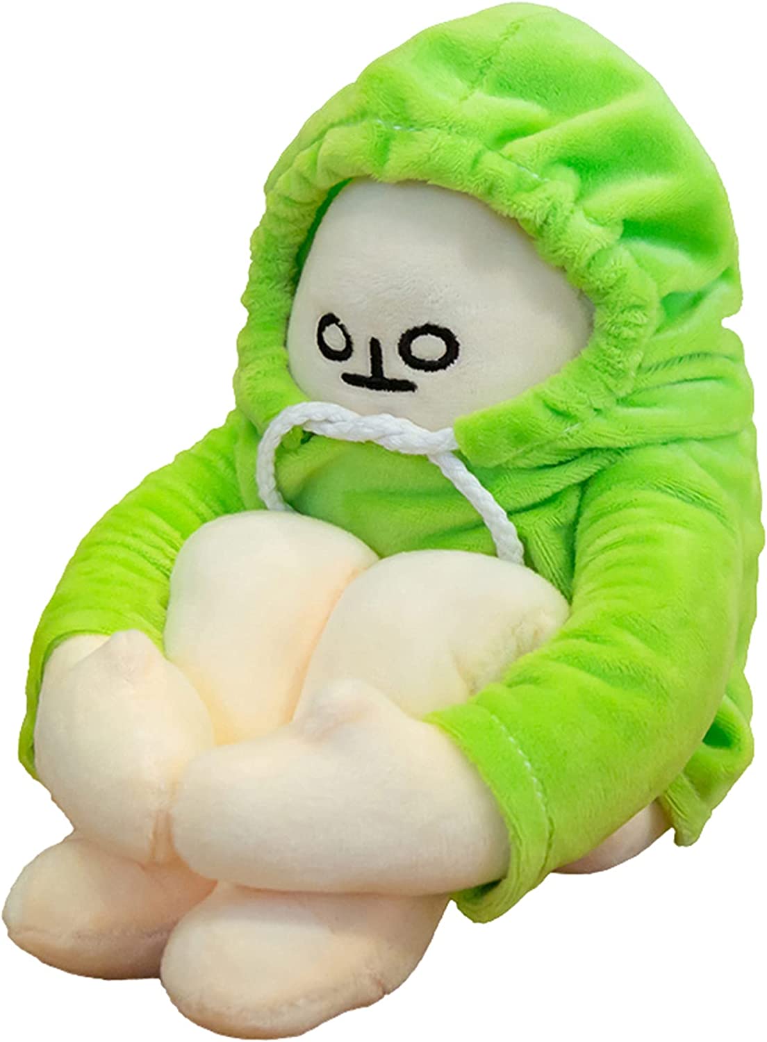 Cute Multi Plush Banana Doll (Green, Medium 16 in)